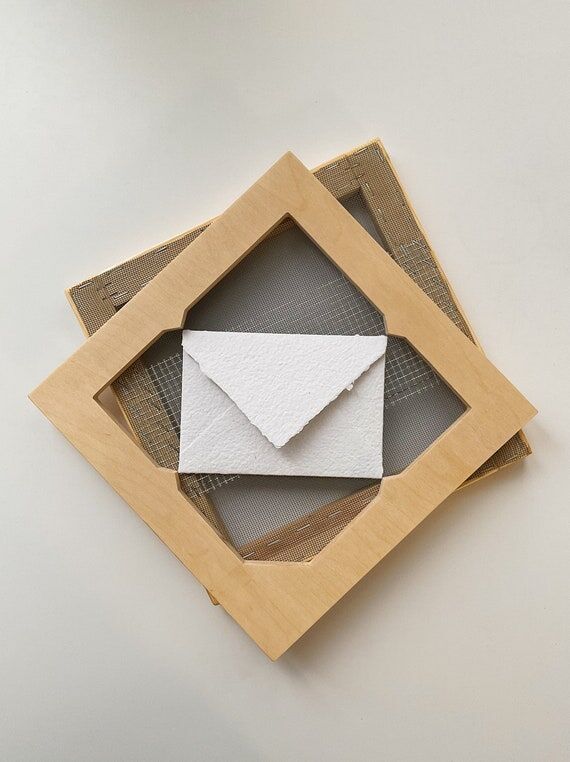 Envelope Mould and Deckle for Handmade Paper ...
