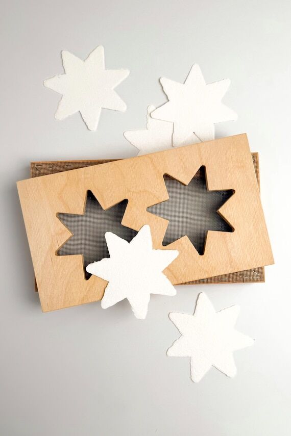 Christmas 7-Point Star Deckle and Mould for H...