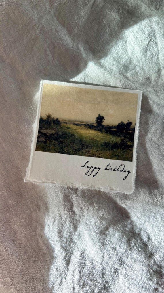 Handmade Paper Birthday Card with Envelope ...