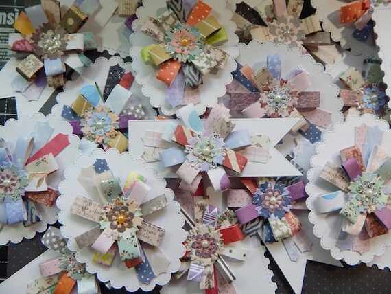 Handmade Paper Flower Embellishment – Scrap...