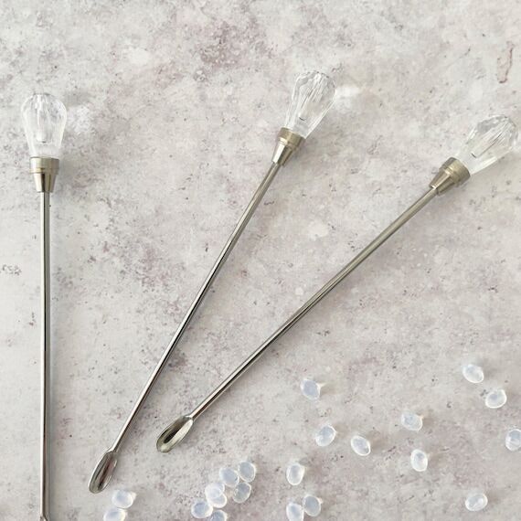Crystal Head Sealing Wax Stirrer - Stainless ...