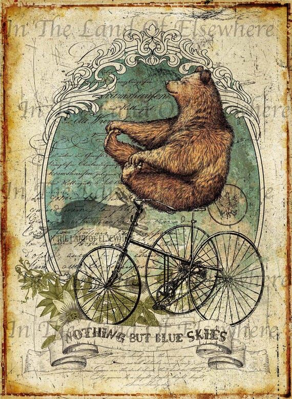 Artisan Blue Skies Bear 44X60 Canvas Wall Tap...