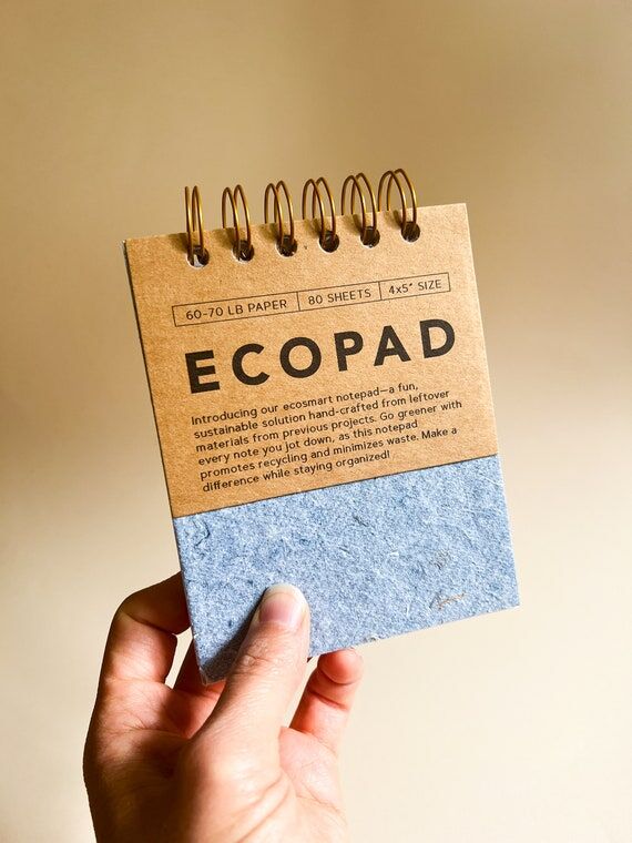 Ecopads, Eco-friendly Notepad, Upcycled Notep...