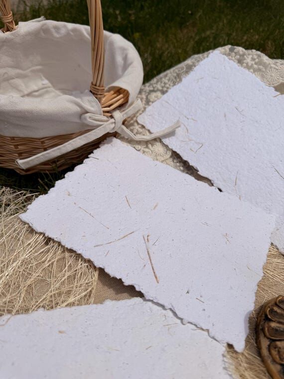 Handmade Meadow Fiber Paper Sheets | Botanica...