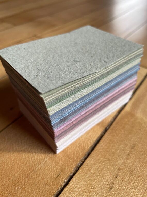 Handmade Recycled Paper Assortment, 2x3 Inch ...