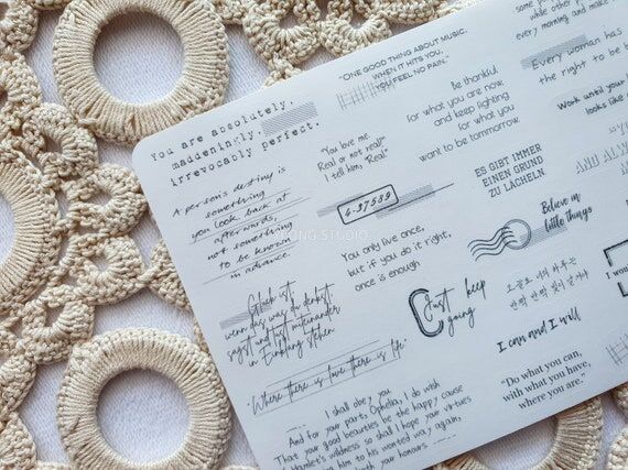 Text sticker, background sticker, vintage jou...