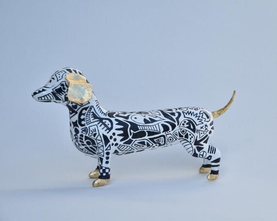 Dachshund Gift for Dog Lovers, Handmade Wiene...