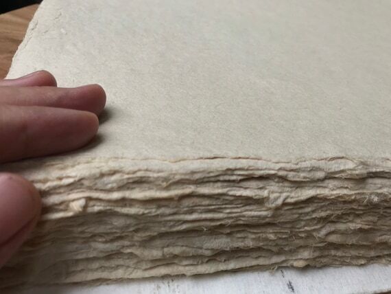 Handmade paper (30x40cm) from Do fiber, great...
