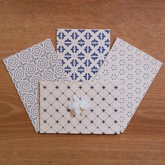 Minimalism Greeting card, made with tradition...
