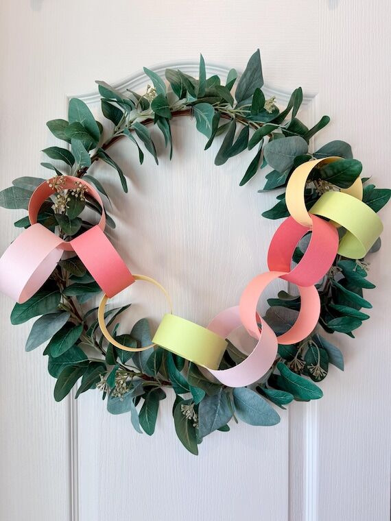 Paper Chain Garland Kit, DIY Party Decoration...