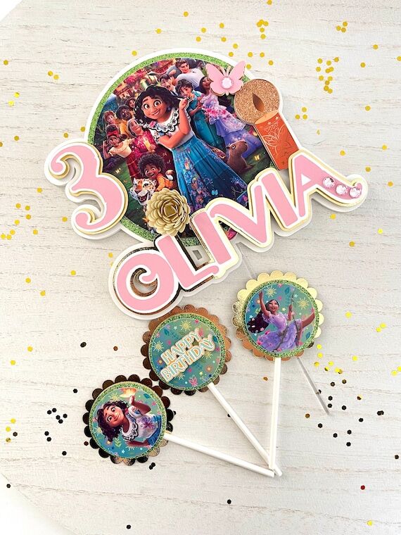 Encanto Cake Topper: Madrigal Family Birthday...
