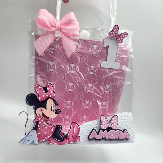 Minnie Mouse Personalized Party Favor Bags, S...