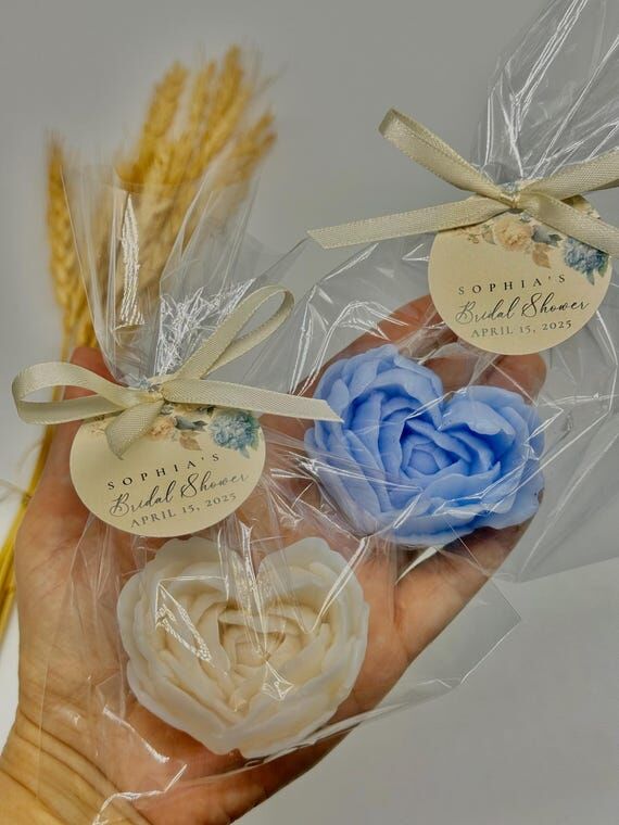 Something BlueHeart Rose Soap Floral Bloom Fa...