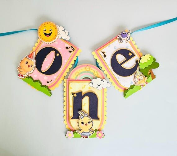 Handmade Canticos High Chair Banner - First B...
