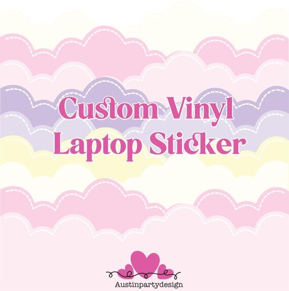 Custom Laptop Vinyl Sticker, Perfect for Birt...