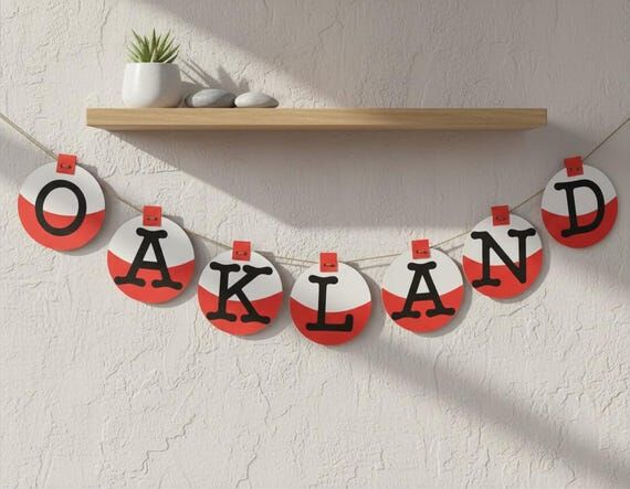 Personalized Fishing Bobbers Name Banner: Han...