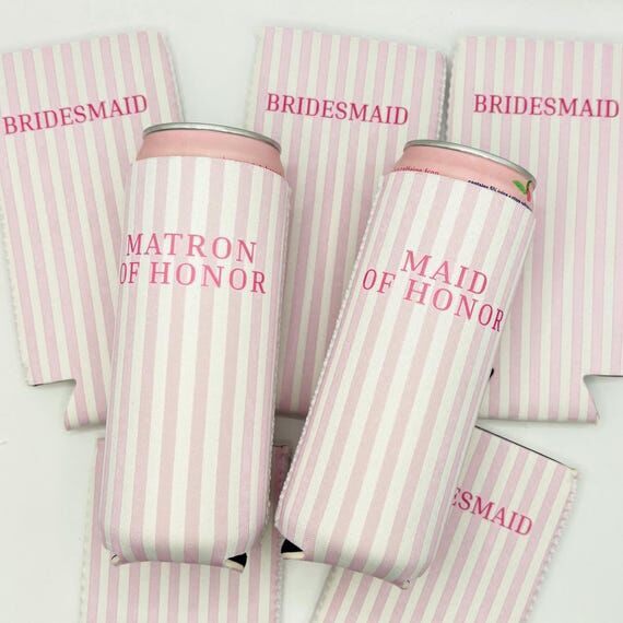 Bridesmaid Proposal Can Cooler | Custom Initi...