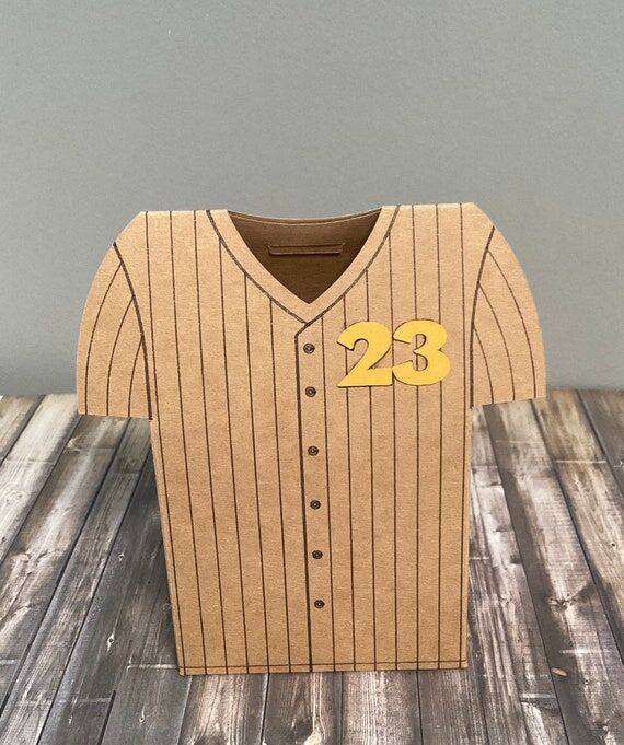 Baseball Jersey Party Favor Box...