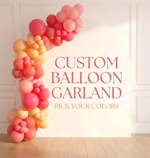 Custom Balloon Garland Kit | DIY Balloon Arch...