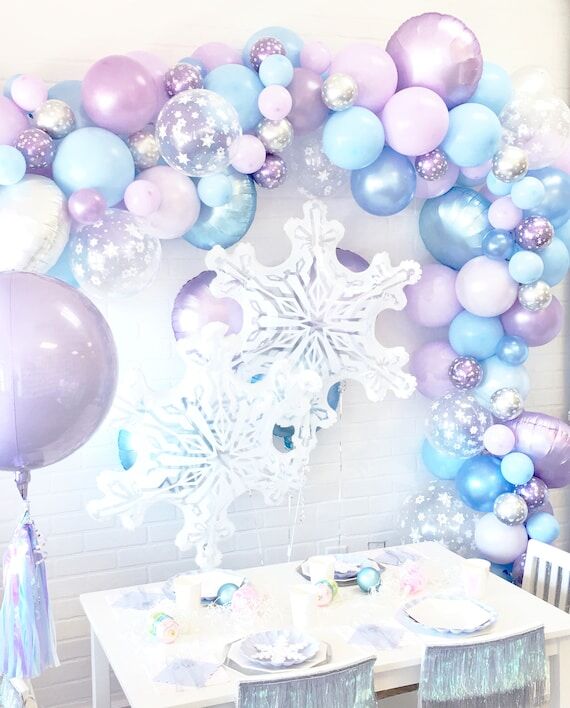 Frozen Balloon Garland Kit - Frozen Balloon A...