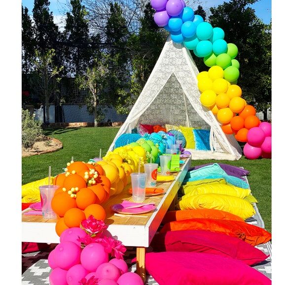 Rainbow Balloon Garland Kit | Rainbow Birthda...