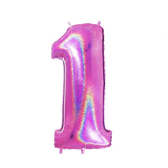 Giant Hot Pink Mylar Balloons - 40" Inc...