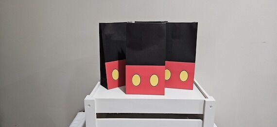 Mickey Mouse Inspired Party Favor Bags...