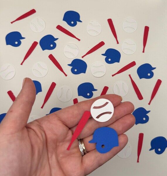 Baseball Confetti - Set of 75 - Baseball Part...