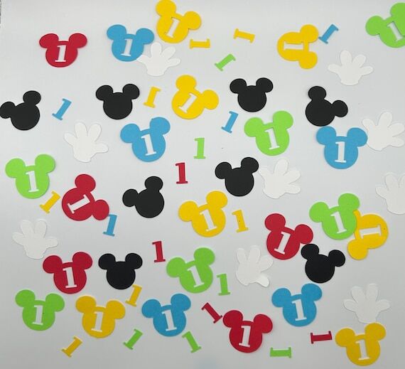 First Birthday Mickey Mouse Clubhouse Confett...
