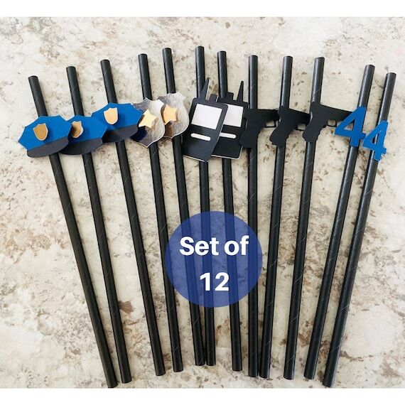 Police officer birthday party decorations, Po...