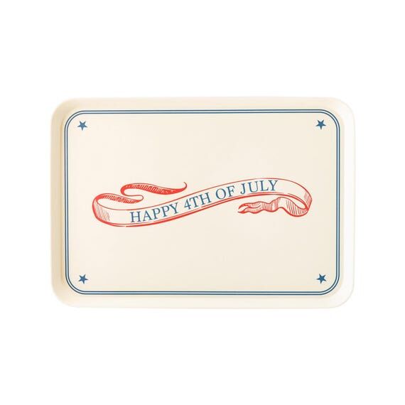 Happy 4th of July Serving Tray, July 4th Tray...