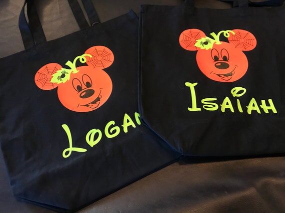 MICKEY Trick or Treat Bag,Disney Halloween Ba...