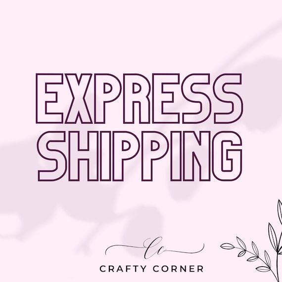 Rush Order + 2nd Business Day Express Shippi...