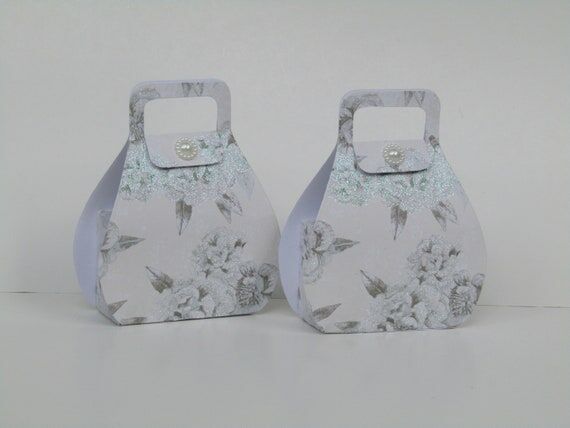 10 Mini Winter Wedding - Party Favors Purse -...