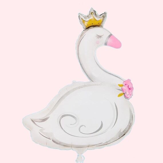 42.5" Swan Balloon | Swan Birthday Party...