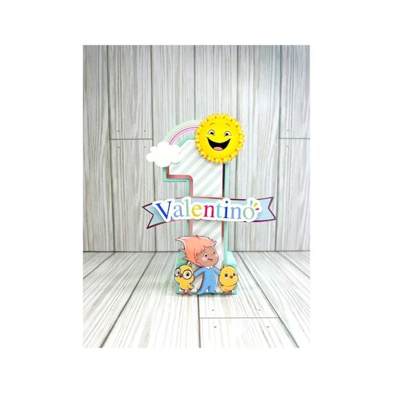 Canticos 3D Number/ 1st Birthday/ Canticos Bi...