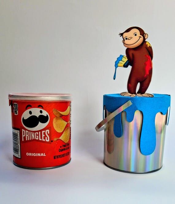 Curious George Pringles Can Party Favors, Pai...