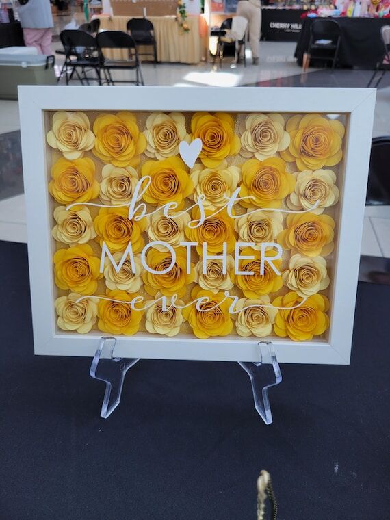Personalized Mother's Day Shadow Box | Paper ...