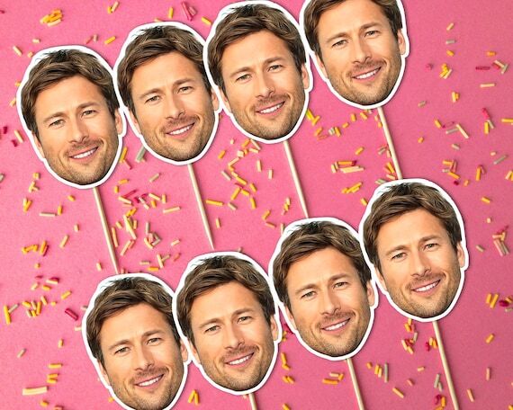 Glenn Powell Cupcake Toppers: Handmade Movie ...