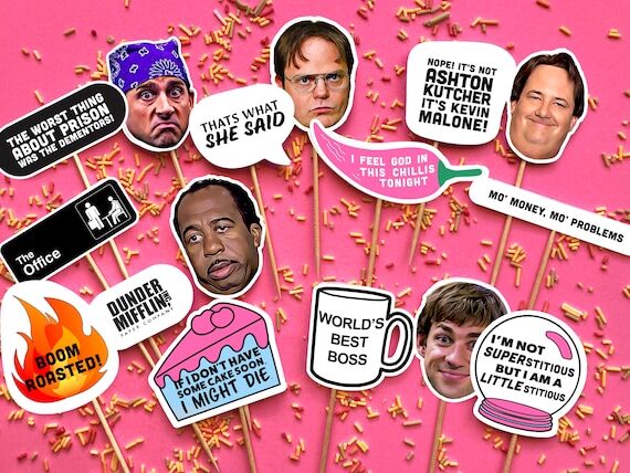 THE OFFICE Cupcake Toppers Pack of 16 The Off...