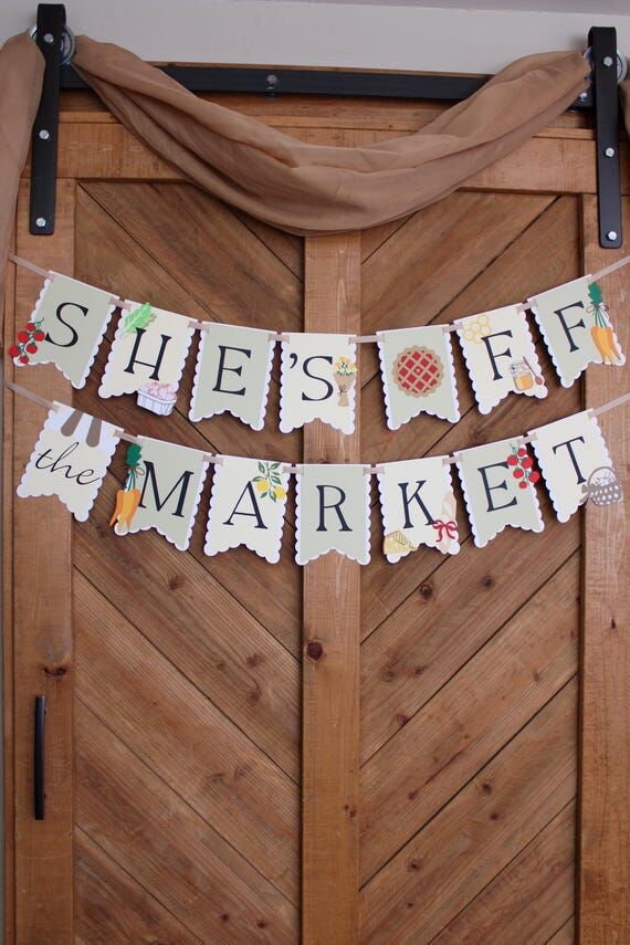 She's Off the Market Banner: Farmer's Market ...