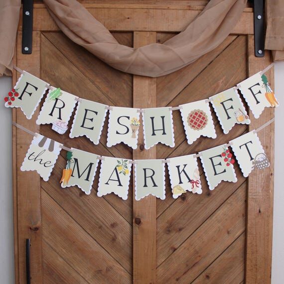 Fresh Off the Market Banner: Farmer's Market ...