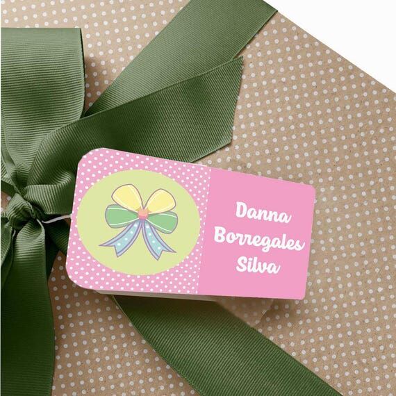 Holographic Gift Stickers: Family, Kids, Sibl...