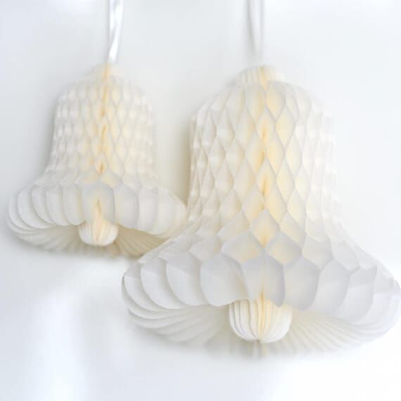 Paper Honeycomb Bell, Custom Color Christmas ...
