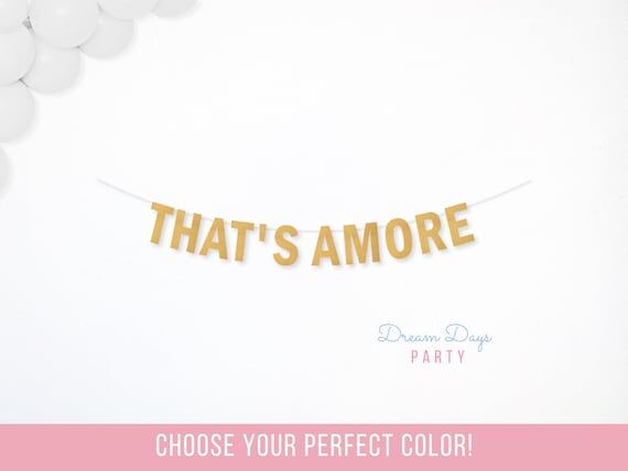 Thats Amore Banner, Italian Theme Bridal Show...