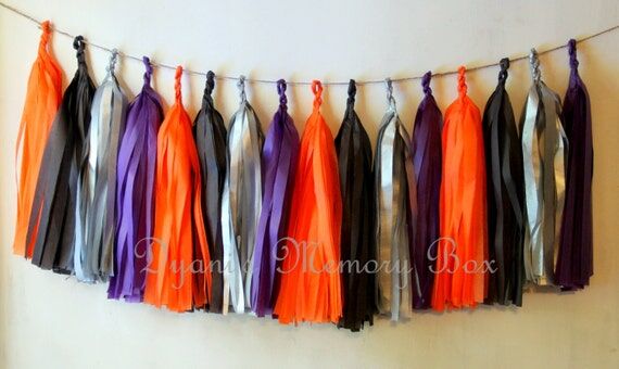 Handmade Tissue Tassel Garland Customizable /...