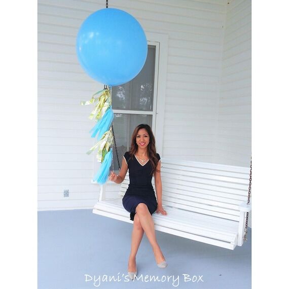 36" Giant Latex Balloon with Tassel Tail...