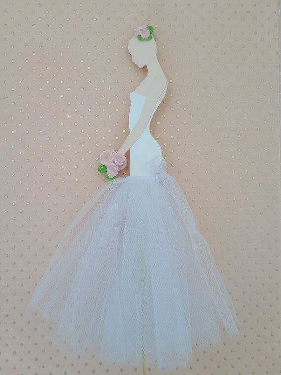 Bridal Shower, Bride Cake Topper, Handmade Br...
