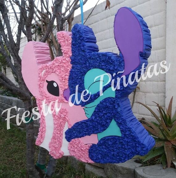 Stitch and Angel Piñata. 23 inches tall. FR...