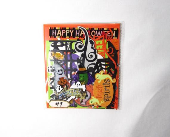 Mixed Lot Handmade & Left Over Halloween Die ...